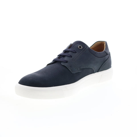 Mephisto Calisto Mens Blue Leather Lace Up Lifestyle Sneakers Shoes