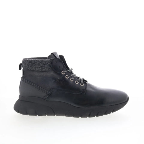 Pajar Calleon PDPAB00600.01 Mens Black Leather Lace Up Casual Dress Boots