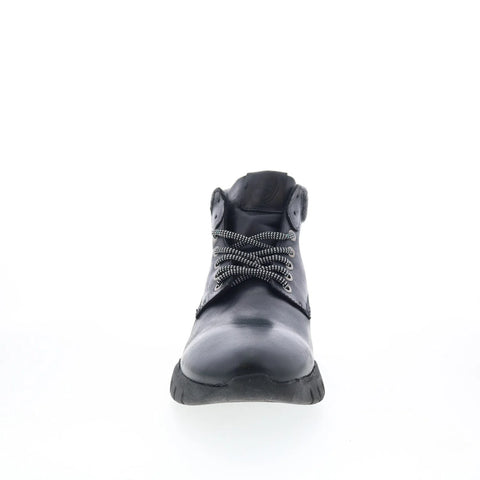 Pajar Calleon PDPAB00600.01 Mens Black Leather Lace Up Casual Dress Boots