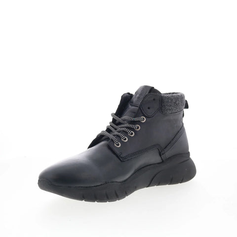 Pajar Calleon PDPAB00600.01 Mens Black Leather Lace Up Casual Dress Boots