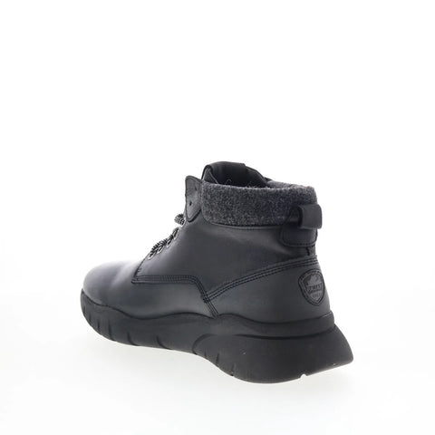 Pajar Calleon PDPAB00600.01 Mens Black Leather Lace Up Casual Dress Boots
