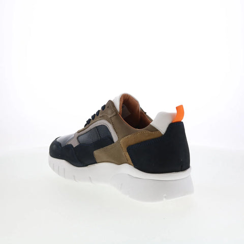 Pajar Cam PDPAS00027.01 Mens Blue Leather Lace Up Lifestyle Sneakers Shoes