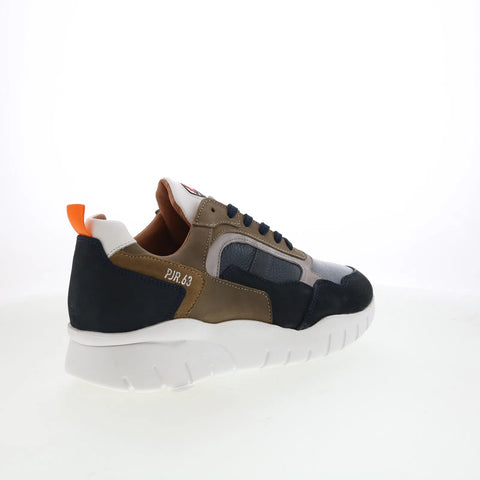 Pajar Cam PDPAS00027.01 Mens Blue Leather Lace Up Lifestyle Sneakers Shoes