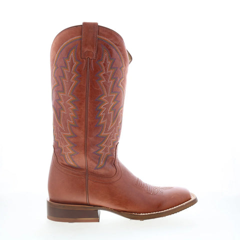 Tony Lama Camarillo 13" Goat Square Toe Mens Brown Wide Cowboy Western Boots