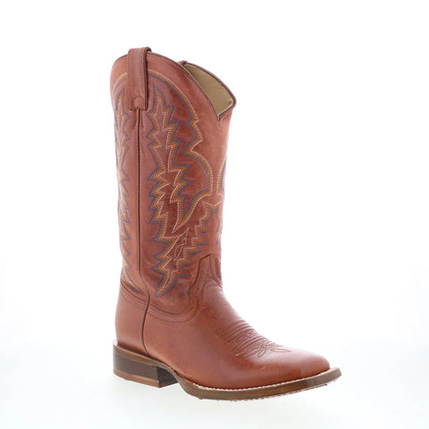 Tony Lama Camarillo 13" Goat Square Toe Mens Brown Wide Cowboy Western Boots