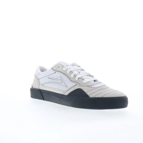 Lakai Cambridge Elite Mens White Suede Skate Inspired Sneakers Shoes