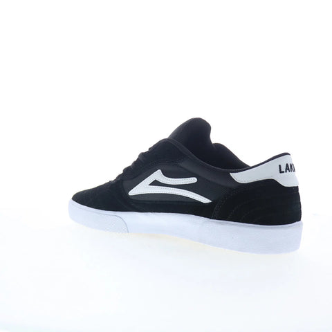 Lakai Cambridge Mens Black Suede Lace Up Skate Inspired Sneakers Shoes