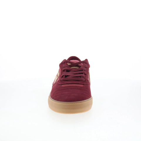 Lakai Cambridge Mens Red Suede Lace Up Skate Inspired Sneakers Shoes