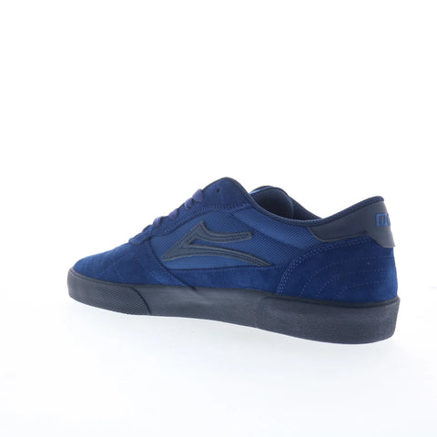 Lakai Cambridge Mens Blue Suede Lace Up Skate Inspired Sneakers Shoes