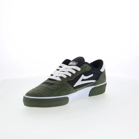 Lakai Cambridge Mens Green Suede Lace Up Skate Inspired Sneakers Shoes