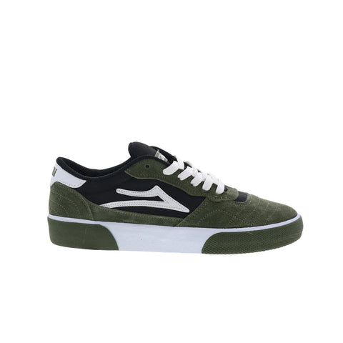 Lakai Cambridge Mens Green Suede Lace Up Skate Inspired Sneakers Shoes