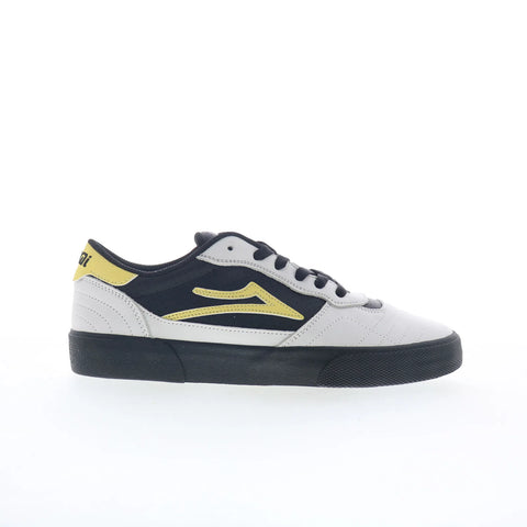 Lakai Cambridge Mens White Suede Lace Up Skate Inspired Sneakers Shoes