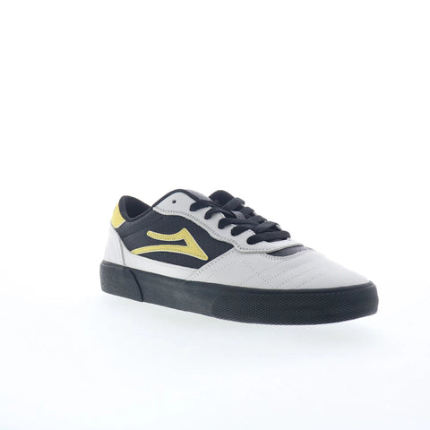 Lakai Cambridge Mens White Suede Lace Up Skate Inspired Sneakers Shoes