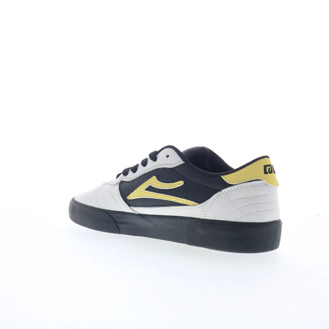 Lakai Cambridge Mens White Suede Lace Up Skate Inspired Sneakers Shoes