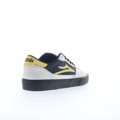 Lakai Cambridge Mens White Suede Lace Up Skate Inspired Sneakers Shoes