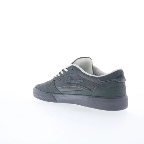 Lakai Cambridge Mens Gray Suede Lace Up Skate Inspired Sneakers Shoes