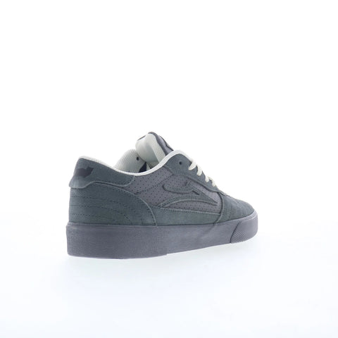 Lakai Cambridge Mens Gray Suede Lace Up Skate Inspired Sneakers Shoes