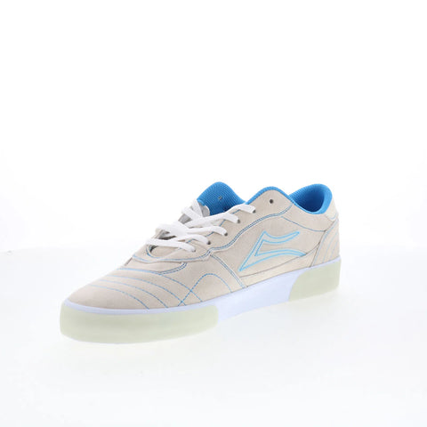 Lakai Cambridge Mens Gray Suede Lace Up Skate Inspired Sneakers Shoes