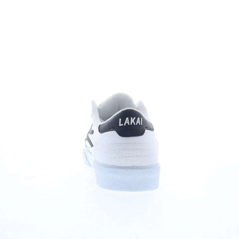 Lakai Cambridge Mens White Leather Lace Up Skate Inspired Sneakers Shoes