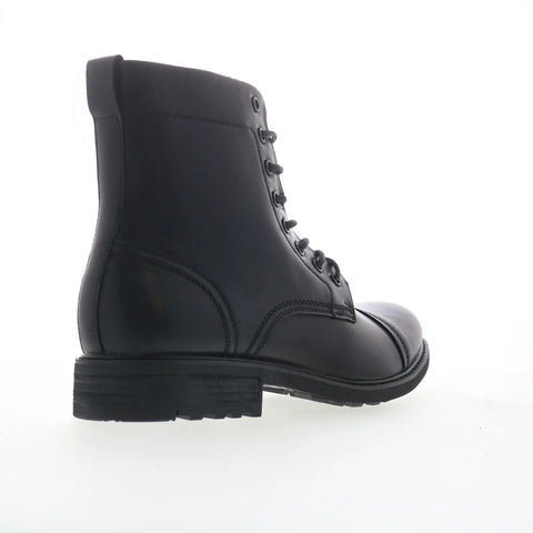 Steve Madden Camden CAMD02M1 Mens Black Leather Lace Up Casual Dress Boots