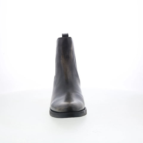 Dingo Camino DI-2216 Mens Black Leather Slip On Chelsea Boots