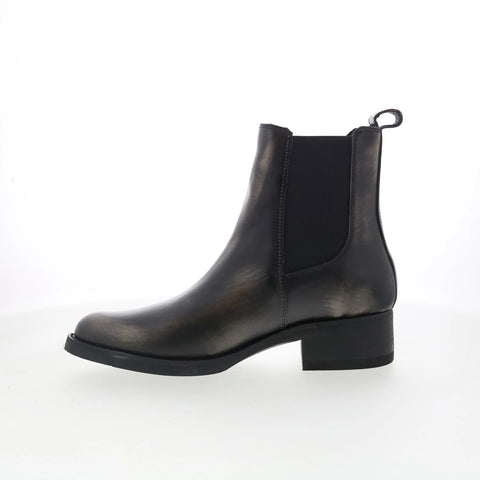 Dingo Camino DI-2216 Mens Black Leather Slip On Chelsea Boots