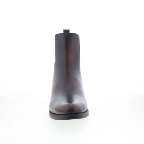Dingo Camino DI-2216 Mens Black Leather Slip On Chelsea Boots