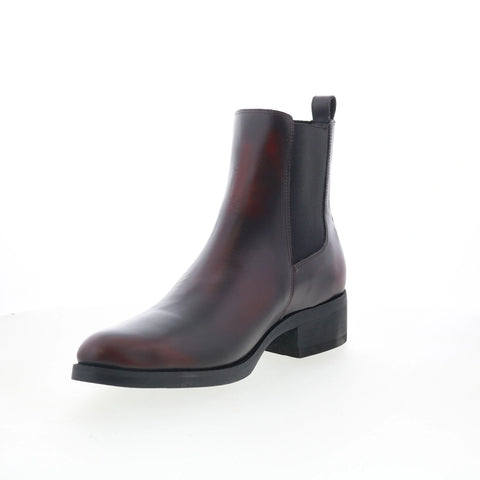 Dingo Camino DI-2216 Mens Black Leather Slip On Chelsea Boots