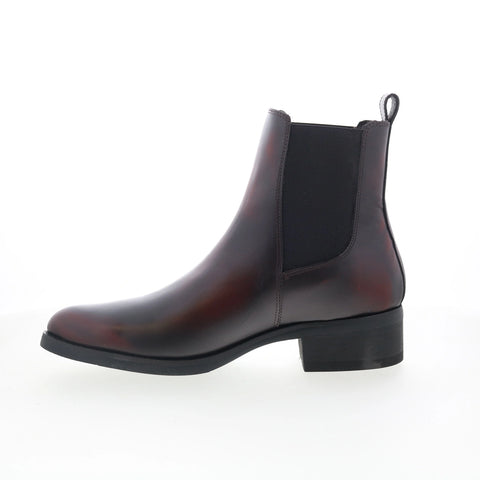 Dingo Camino DI-2216 Mens Black Leather Slip On Chelsea Boots