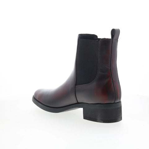 Dingo Camino DI-2216 Mens Black Leather Slip On Chelsea Boots