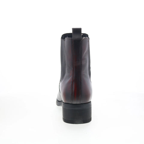 Dingo Camino DI-2216 Mens Black Leather Slip On Chelsea Boots