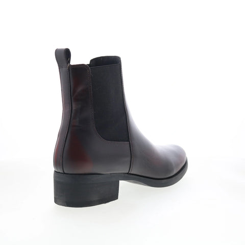 Dingo Camino DI-2216 Mens Black Leather Slip On Chelsea Boots