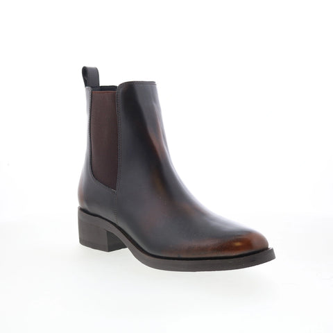 Dingo Camino DI-2216 Mens Brown Leather Slip On Chelsea Boots