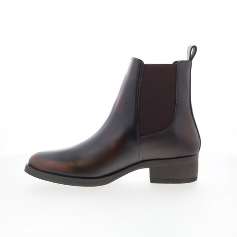 Dingo Camino DI-2216 Mens Brown Leather Slip On Chelsea Boots