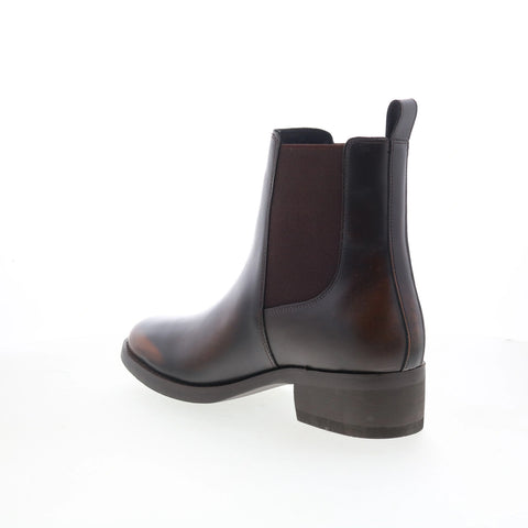 Dingo Camino DI-2216 Mens Brown Leather Slip On Chelsea Boots