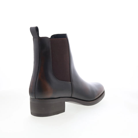 Dingo Camino DI-2216 Mens Brown Leather Slip On Chelsea Boots