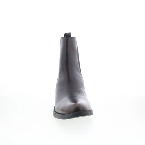 Dingo Camino DI-2216 Mens Red Leather Slip On Chelsea Boots