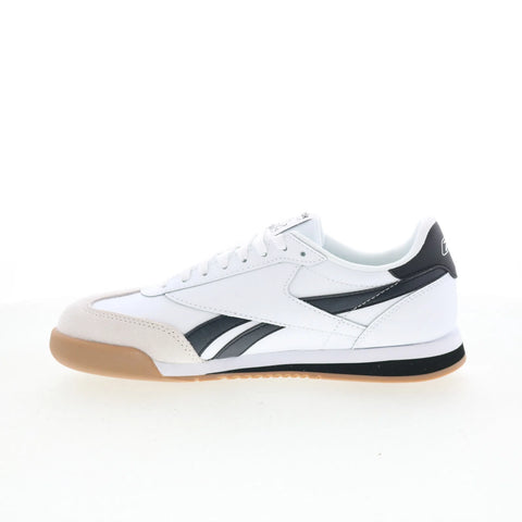 Reebok Campio XT Kids White Leather Lace Up Lifestyle Sneakers Shoes