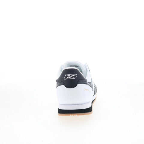 Reebok Campio XT Kids White Leather Lace Up Lifestyle Sneakers Shoes