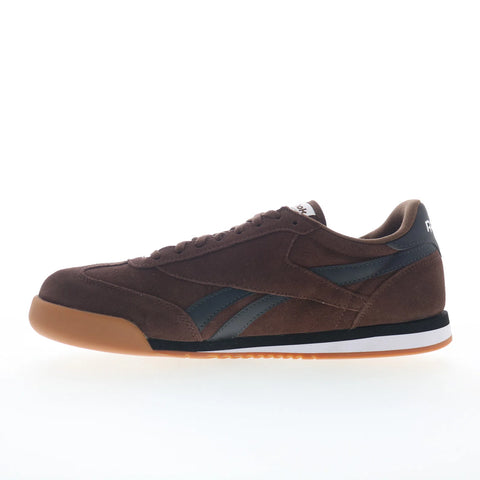 Reebok Campio XT Mens Brown Suede Lace Up Lifestyle Sneakers Shoes