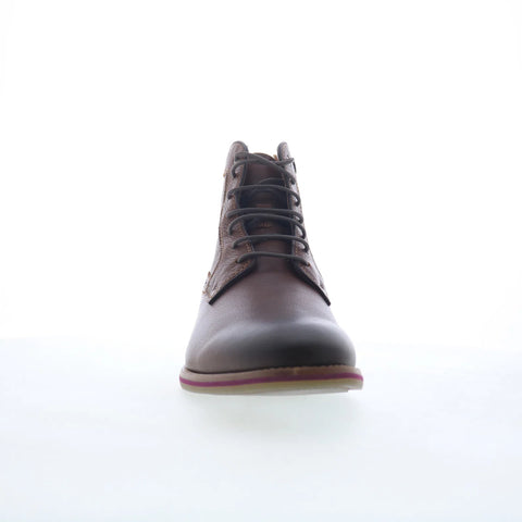 Johnston & Murphy Canton 59-4756 Mens Brown Leather Lace Up Casual Dress Boots