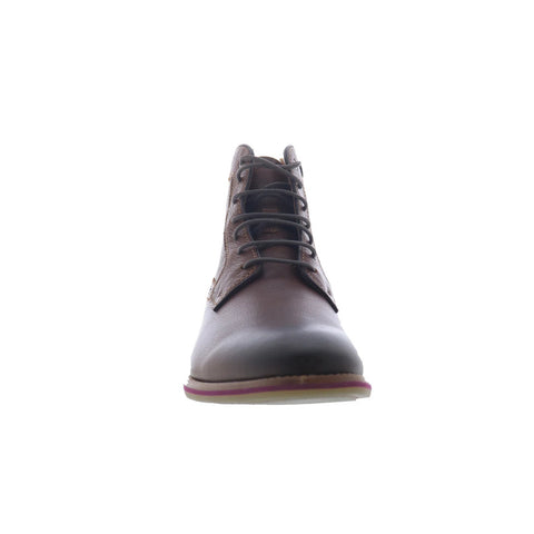 Johnston & Murphy Canton 59-4756 Mens Brown Leather Lace Up Casual Dress Boots