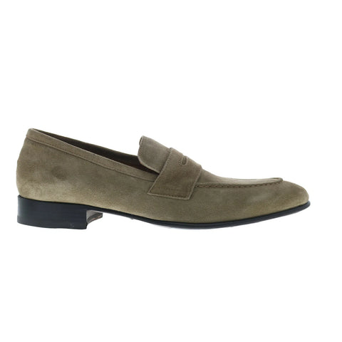 Pastori by Di Bianco Carinus Cashmere Mens Gray Loafers Penny Shoes
