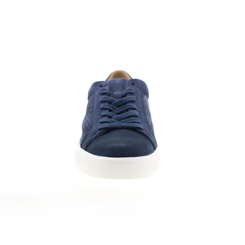 Mephisto Carl Per Mens Blue Nubuck Lace Up Lifestyle Sneakers Shoes