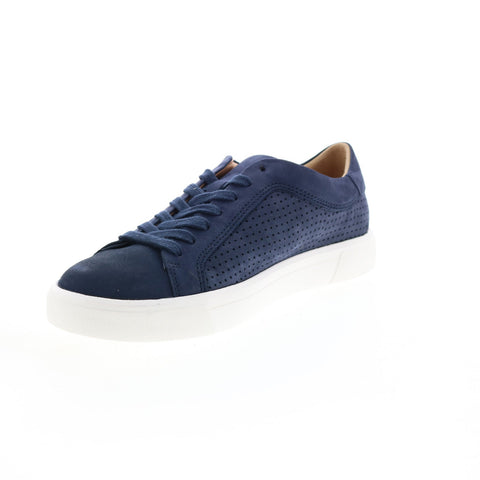 Mephisto Carl Per Mens Blue Nubuck Lace Up Lifestyle Sneakers Shoes