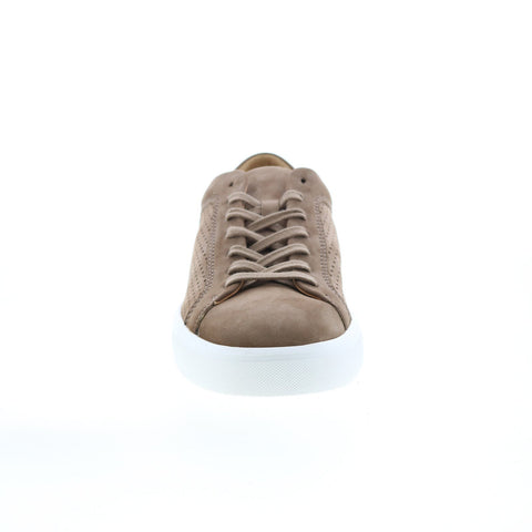 Mephisto Carl Perf Mens Beige Nubuck Lace Up Lifestyle Sneakers Shoes