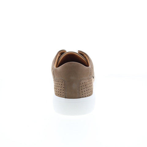 Mephisto Carl Perf Mens Beige Nubuck Lace Up Lifestyle Sneakers Shoes