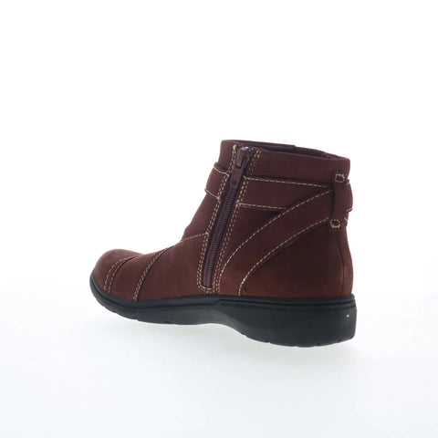 Clarks Carleigh Dalia 26175038 Womens Red Narrow Ankle & Booties Boots