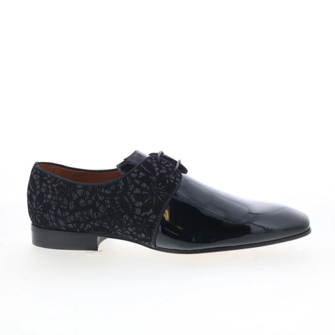 Mezlan Carlo 21016 Mens Black Patent Leather Oxfords & Lace Ups Casual Shoes