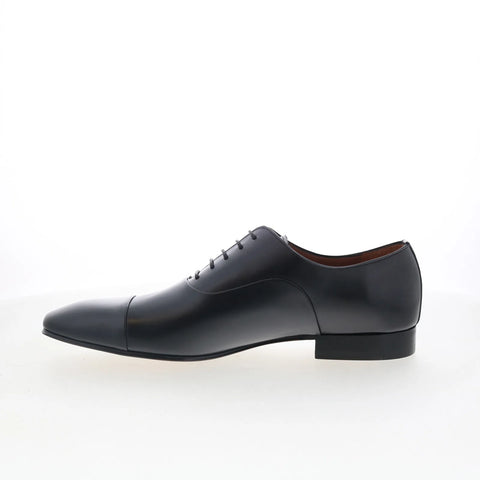Mezlan Carlo 21225 Mens Black Leather Lace Up Oxfords & Lace Ups Casual Shoes